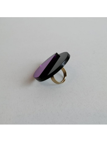 DIVIDED – Plexiglass purple Ring