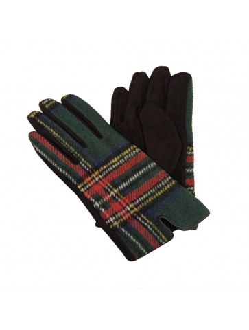 Plaid gloves - two colors