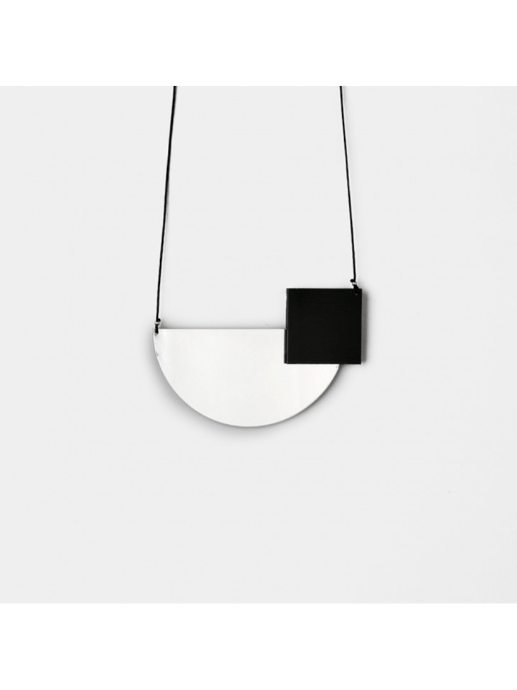 Arc & square silver mirror Arc & square silver mirror