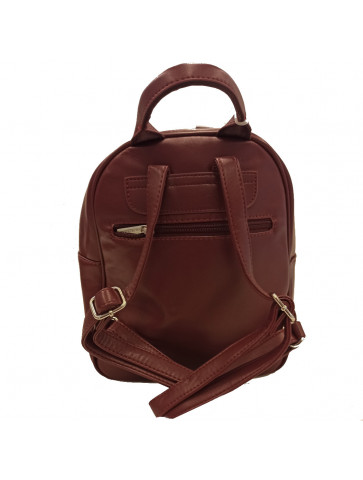 Backpack - Quilted bordeaux