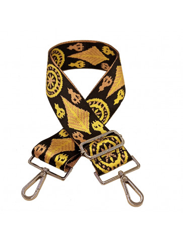 Bag strap-Gold and black