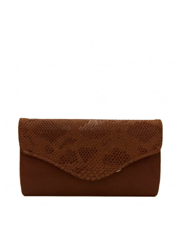 Evening Bag - Clutch - snake print