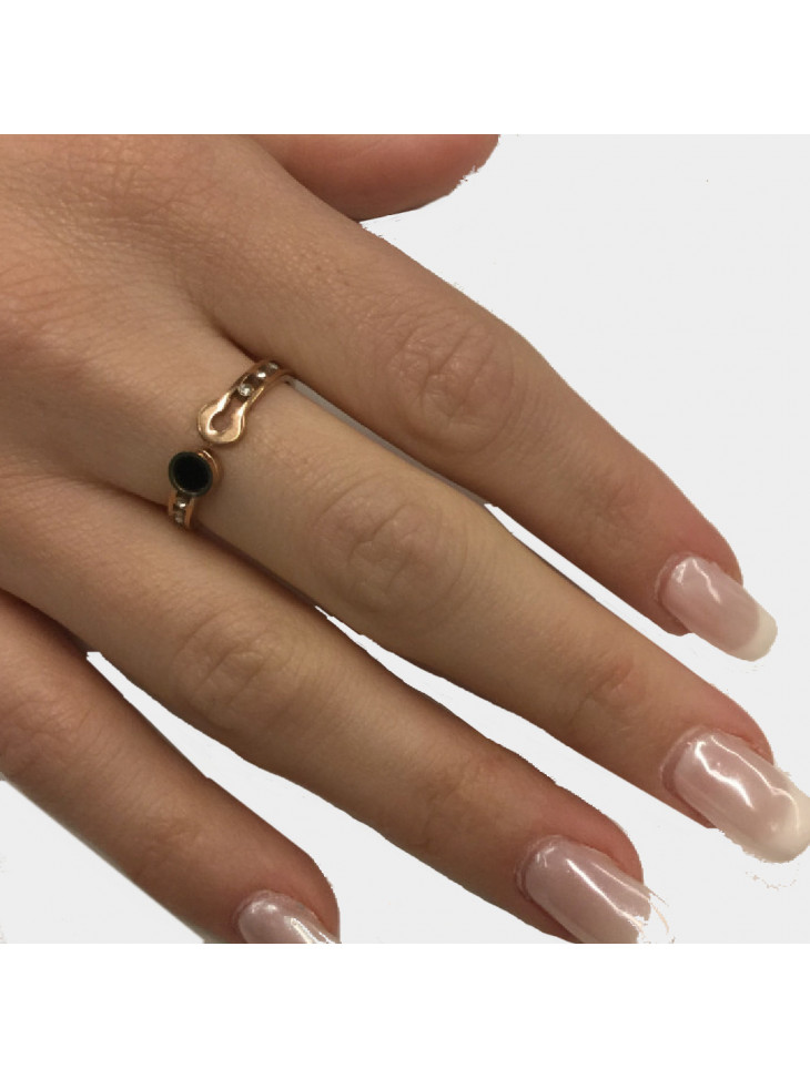 Ring - stainless steel - rose gold