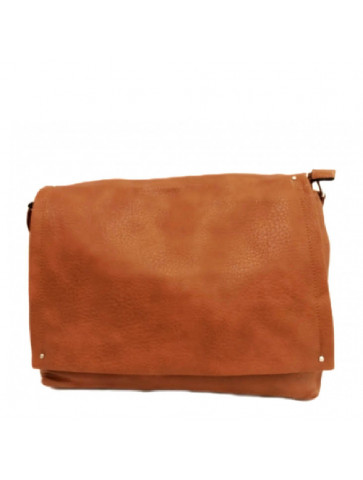 Bag in soft leather like material