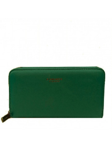 Wallet with external zip