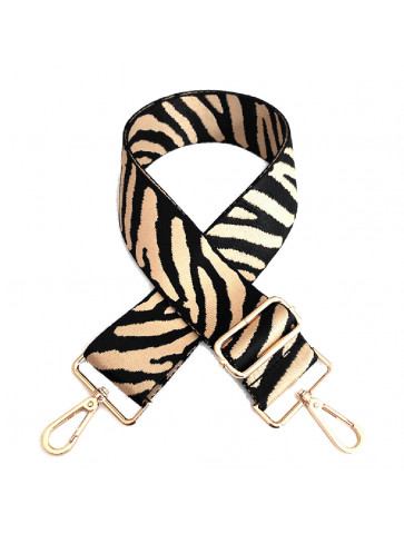 Bag strap - zebra print