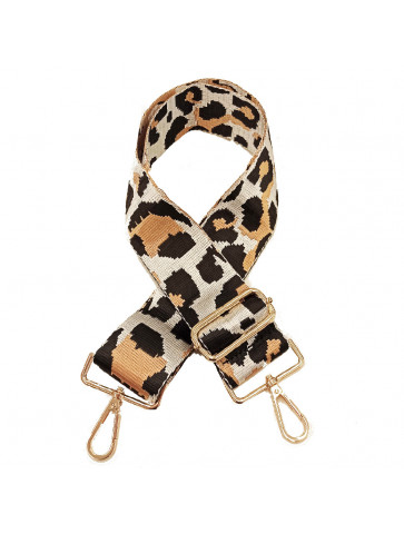 Bag strap - leopard print