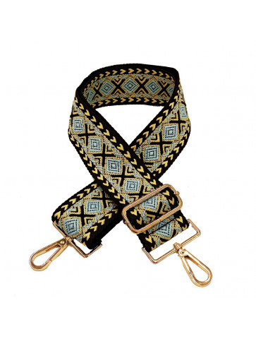 Bag strap - Blue - yellow