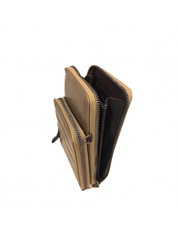 Padded nylon wallet/mobile purse