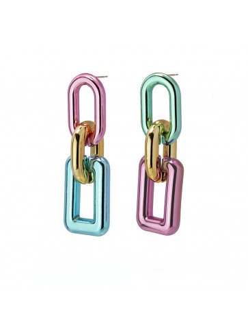 Long earrings - recycled plastic