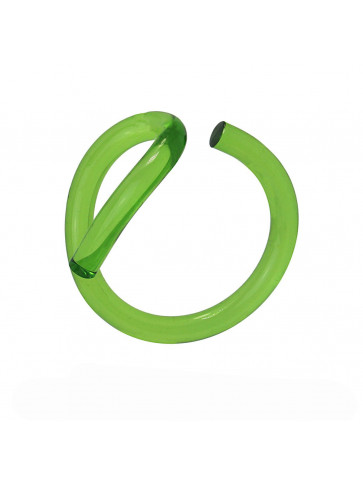 Rigid bracelet created -recycled plastic