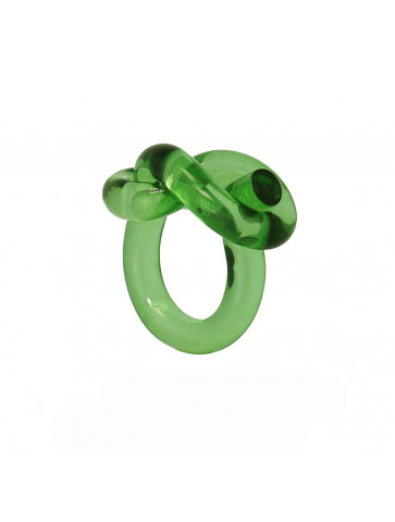 Knot ring- recycled plastic