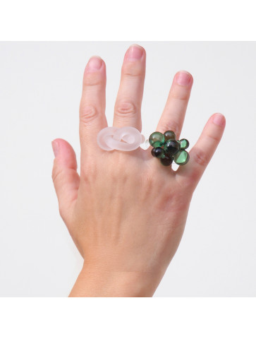 Knot ring- recycled plastic